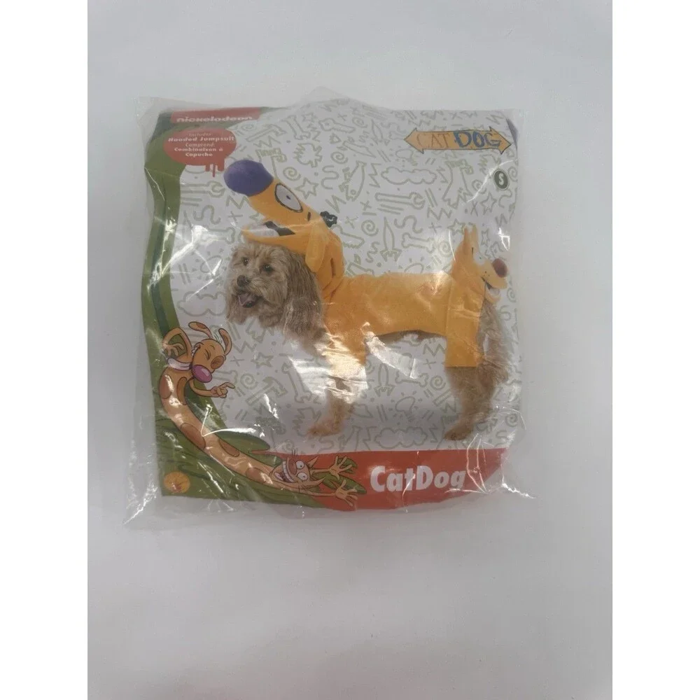 2018 Catdog Rubies Small Dog Costume Fast Shipping Halloween Nickelodeon